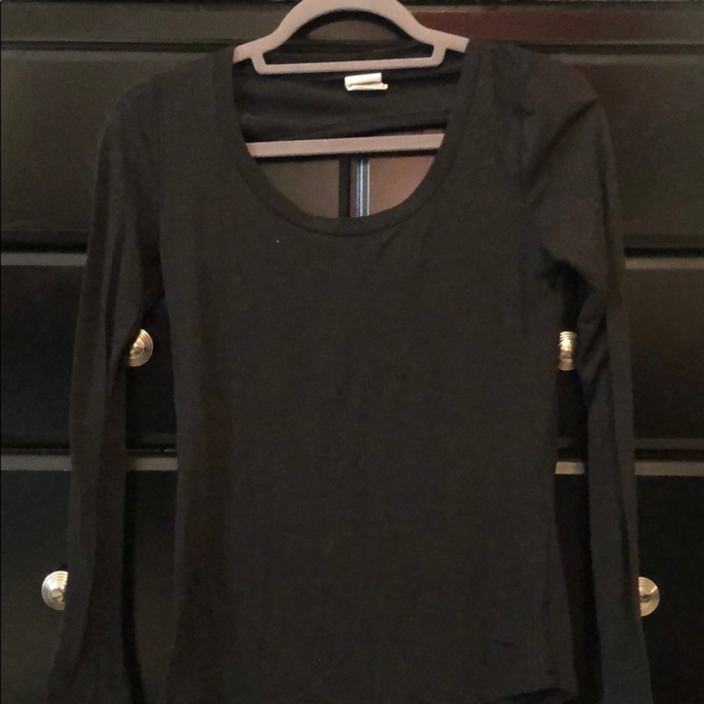Open back PINK long sleeve